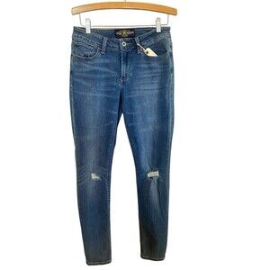 Lucky Brand Jeans Destressed Sz.6/28 A Sasha Supper Skinny